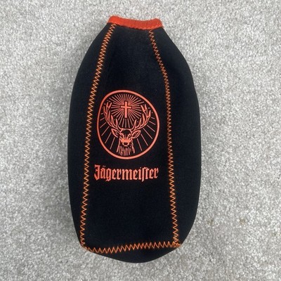 Jagermeister Koozie Zipper Cloth Case Stay Cool Pack Insulated Neoprene 8'' 750mL