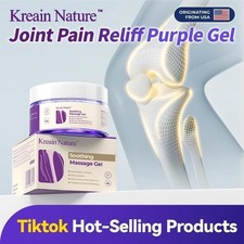 Joint Gel Purple Soothing Massage Gel Soothes Knees, Lumbar, Neck, Back, Hands