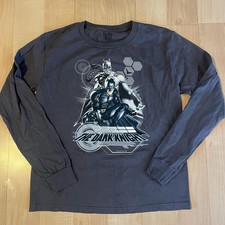 Vintage Y2K 2008 Batman The Dark Knight Giant Long Sleeve Graphic Tee Men’s S