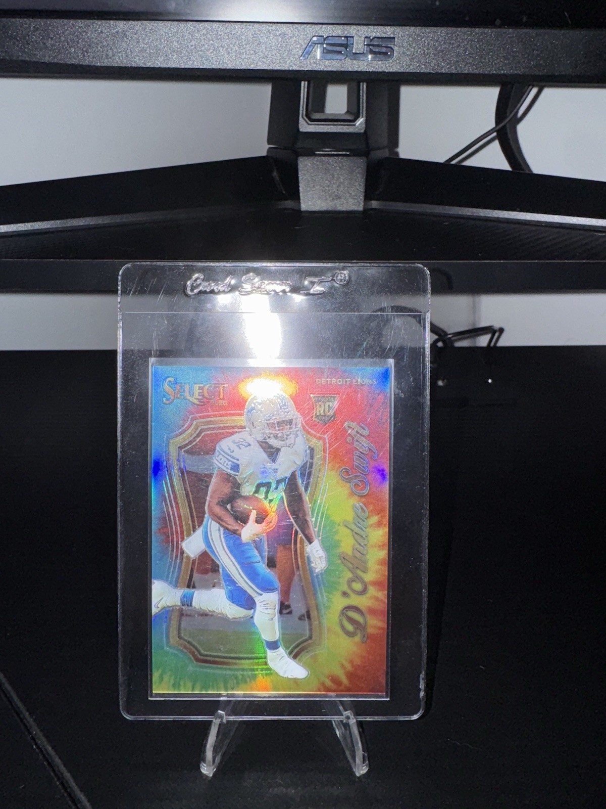 2020 Panini Select - Select Certified Rookies D'Andre Swift #SCR-15 Tie-Dye #/25