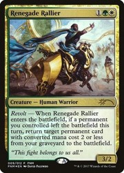 Renegade Rallier FNM Promo Foil #9