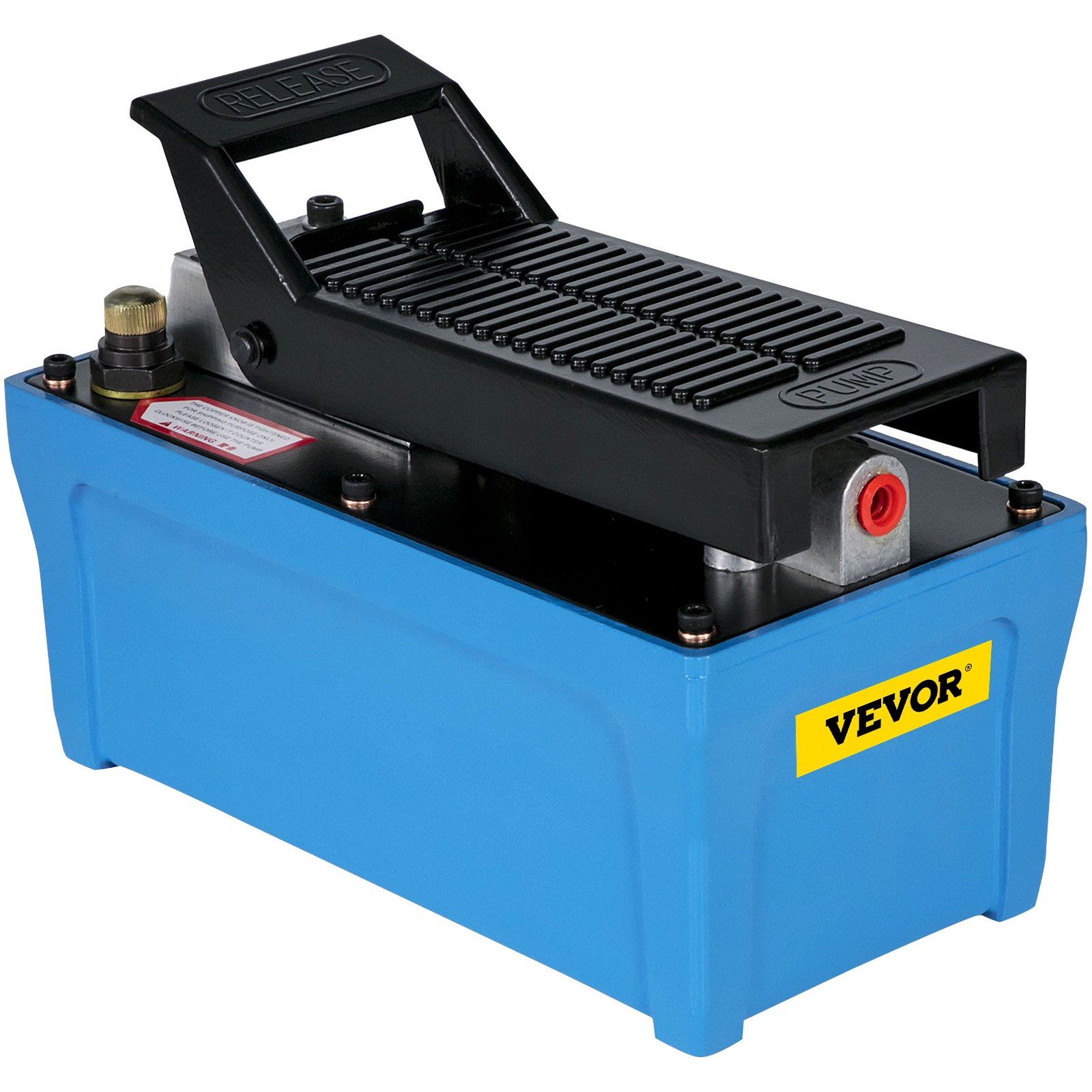 10000PSI Air Hydraulic Foot Operated Pump with 6.56FT Hose Single Acting - Thumbnail 2