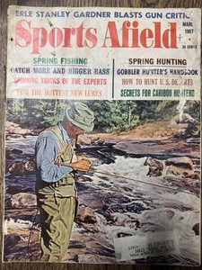 Sports Afield Magazine March 1967 Vintage Spring Fishing Hunting Collectible
