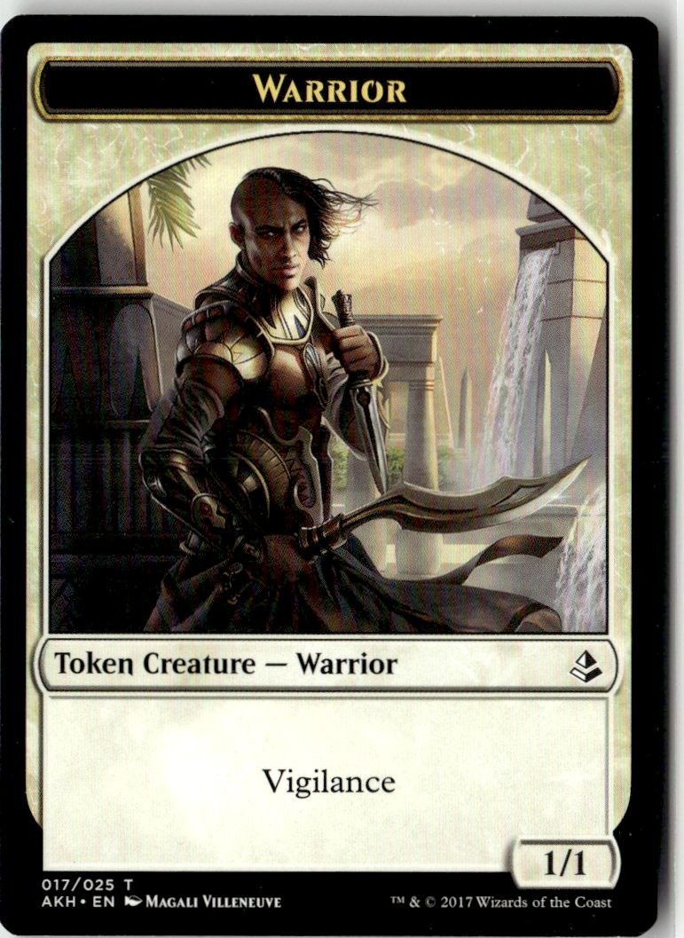 Warrior Token NM Amonkhet Magic 17