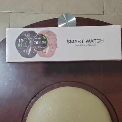 FlicduPro 569 Smart Watch Fitness Tracker Heart Rate Touch Screen Black Pink