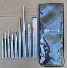 Vintage Craftsman 9pc Punch Chisel Set 9 43038 Made In Usa Vintage Craftsman 9pc Punch Chisel Set 9 43038 Made In Usa