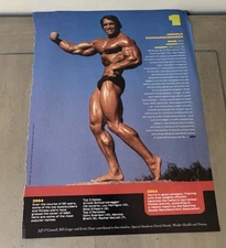 Arnold Schwarzenegger Mr. Olympia Posing On Rocks #1 Ranked Bodybuilding Photo