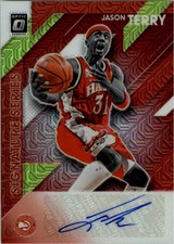 2019-20 Donruss Optic Signature Series Choice #41 Jason Terry Auto - BSK