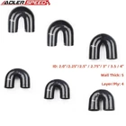 2.5" 3" 3.5" 4" ID 180 Degree Elbow Silicone Hose Turbo Intake Coupler Pipe USA