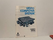 Atari 2600 Console Owners MANUAL ONLY NO TRACKING Authentic