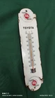 Toyota Thermometer Gas Oil Vintage Collectable no Porcelain automotive souvenir