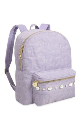 Stoney Clover Lane Scalloped Classic Backpack Heather Grey Stoney Clover Lane Backpack | eBay main image 2