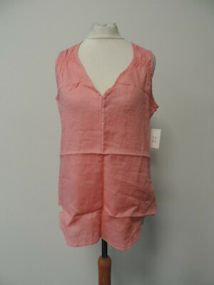 GAP Damen 100% Leinen Trägertop Rosa Gr. XS LN019 MM 06