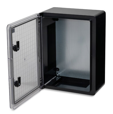 BOXEXPERT Wandschrank-Gehäuse Fleet 400x300x170mm Sichttür ABS IP65 Abschließbar