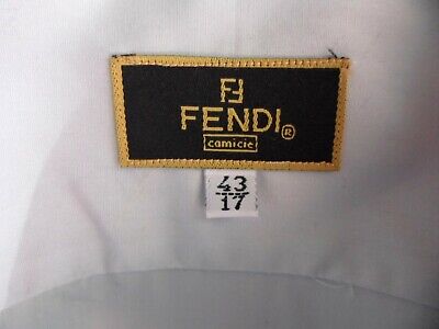 brand new fendi shirt, light gray, size 17 | eBay