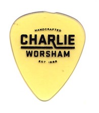Charlie Worsham Single-Sided Clear Yellow Guitar Pick - 2014 Tour