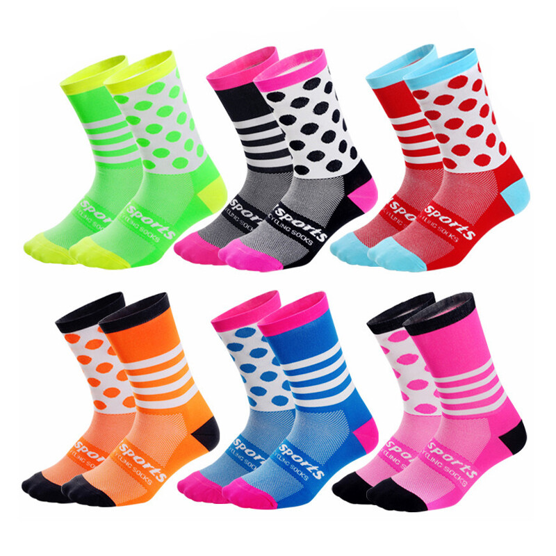 Calcetines de ciclismo para hombres y mujeres Carretera Montar Bicicleta Deportes Calcetines al tobillo XC BMX MTB
