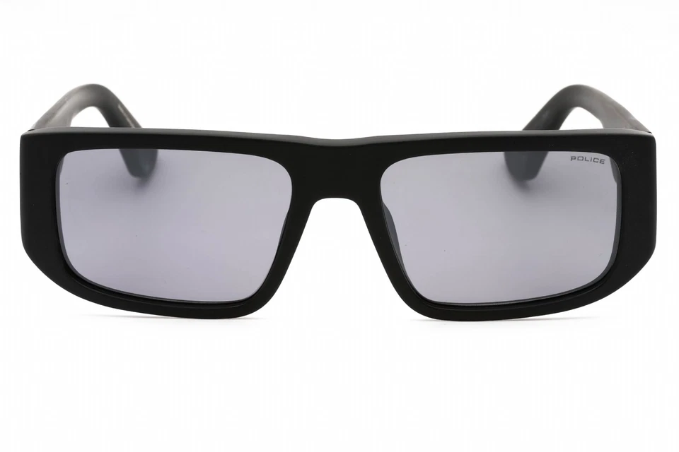 Gafas de sol POLICE SPLL13 703X marco negro mate lentes espejadas plateadas 55 mm Foto 4 de 4