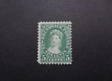 Canada New Brunswick 1860 5c mint stamp (lot 349)