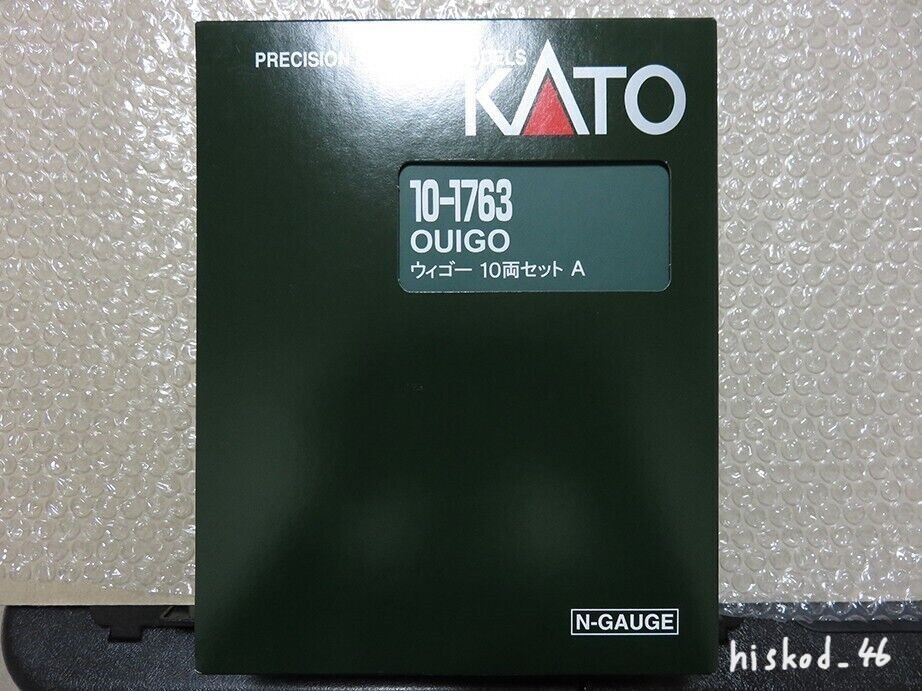 KATO N Gauge OUIGO Wego 10 Car Set 10-1763 Train Railway Model In