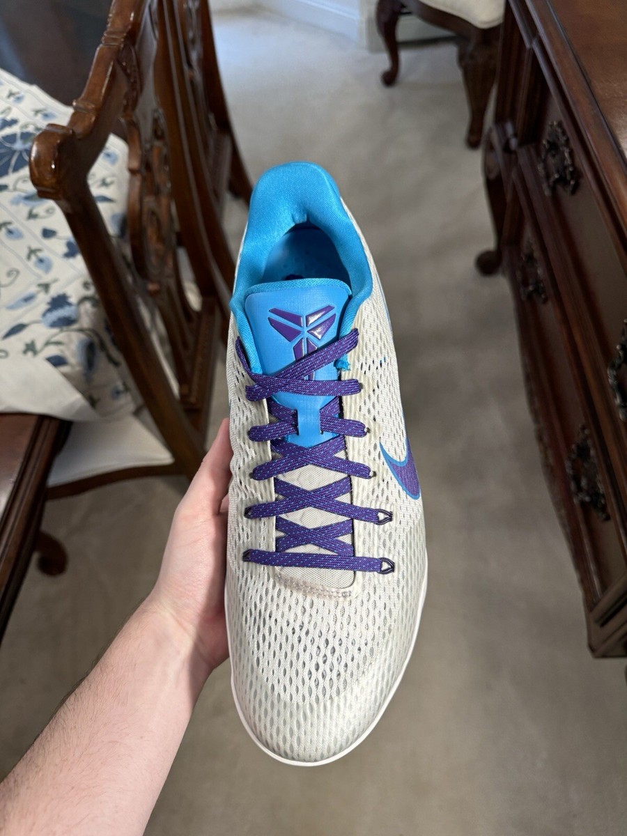 Nike Kobe 11 Draft Day Sz 13 White Blue Lagoon Court Purple