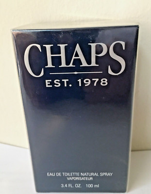 Vintage *2009 - Chaps Est. 1978 by Ralph Lauren 3.4 oz / 100 ml EDT Spray fo Men