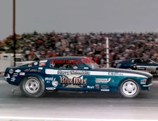 Harry Schmidt Jake Johnston "Blue Max" 1969 Mustang NITRO Funny Car PHOTO! #(11)