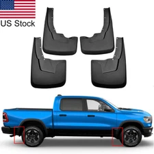 4pcs Splash Guards Mud Flaps Mudguard For 2019-2024 Ram 1500 W/ Fender Flares