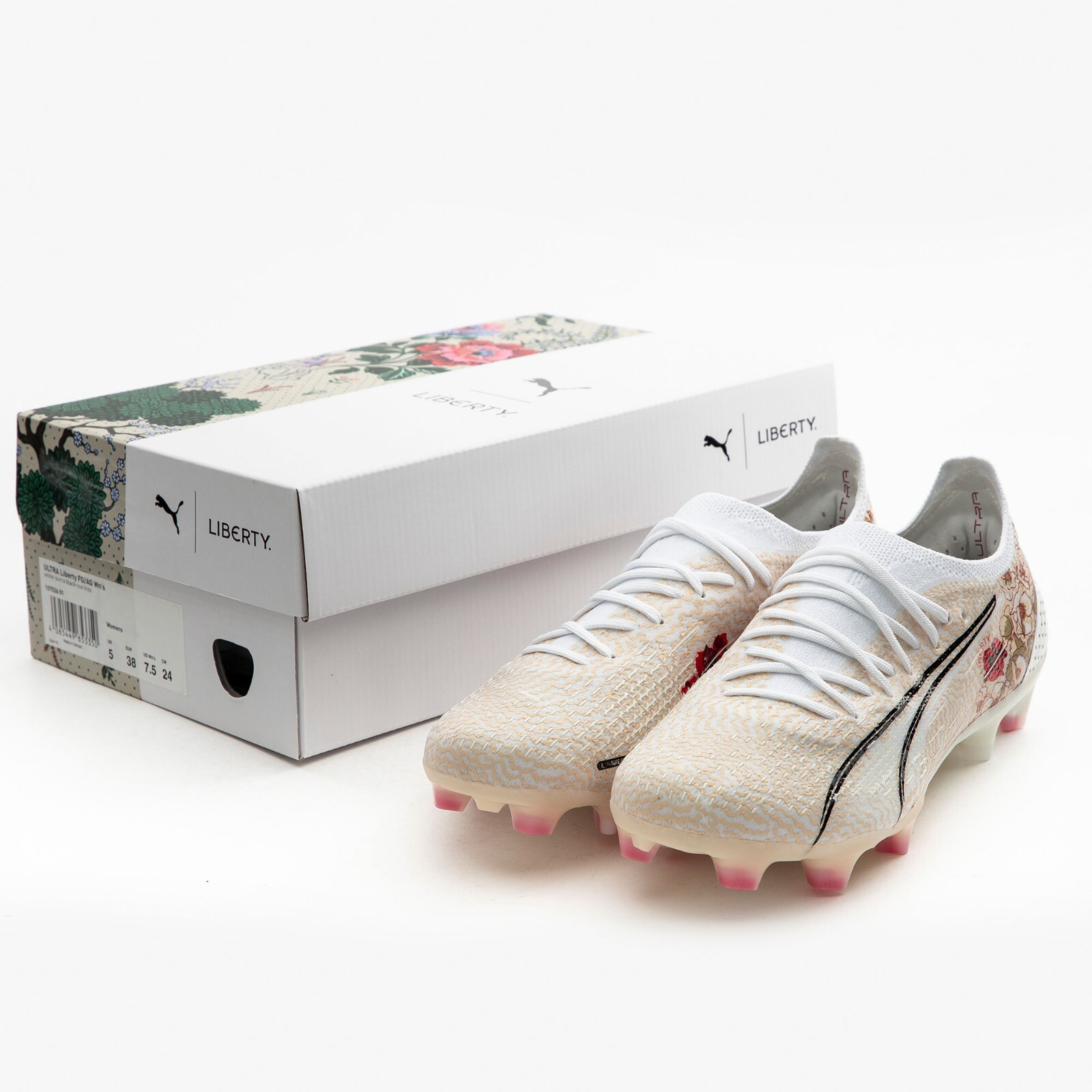 Puma Women&#039;s Ultra Ultimate Liberty FG/AG Shoes Soccer Cleats White 10702601 |