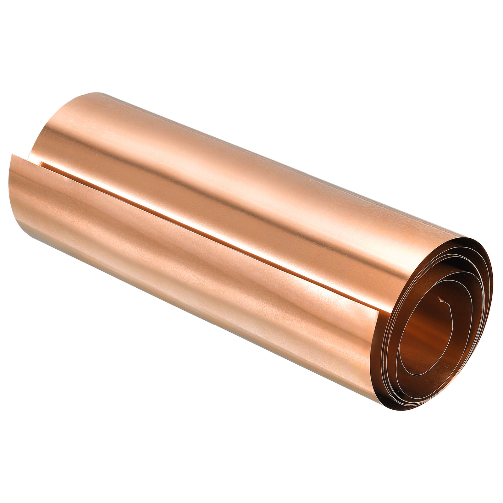 Copper Thin Foil Roll Sheet, 0.1x150x1000mm Pure Copper Foil Sheet