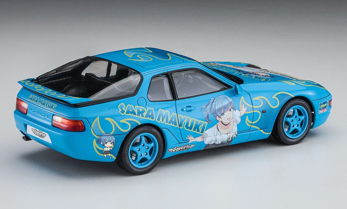 ゆきページ Hasegawa 1/24 Model kit Porsche 968 and Egg Girls Maiyuki Sara