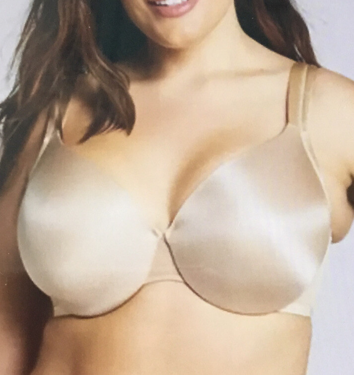 Cacique Bra Full Coverage Beige Smooth Underwire Lane Bryant Lightly Lined 32F