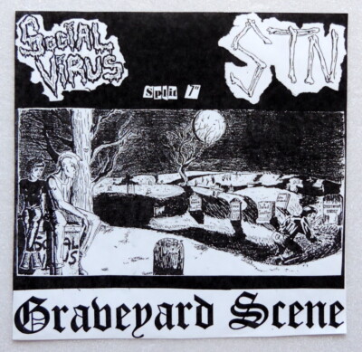 HARDCORE, PUNK // SOCIAL VIRUS - Friedhofsszene (1998) 7''/33RPM/EP (US) 