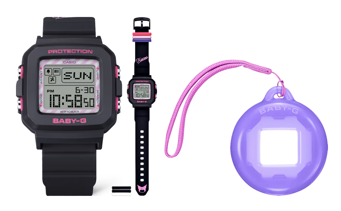 CASIO BABY-G＋PLUS BGD-10KKM-1JR Kuromi Collaboration Model Women