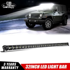 32''inch 420W LED Light Bar Spot Flood Combo Offroad Driving Lamp For Truck Jeep