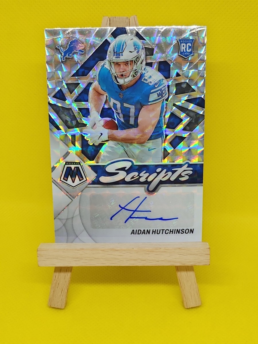 2022 Mosaic Football Aidan Hutchinson Rookie Scripts