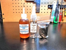 Kester #44 Single Tube Solder & Kester 186 RMA Flux & Heat Shrink 3mm,6mm,1/2in 