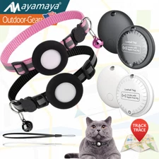 Airtag Dog Cat Collar Pet Bluetooth Locator Tracker Tracking Anti-Lost Device