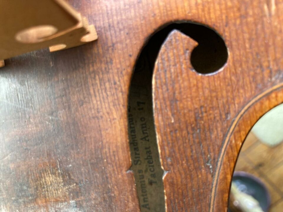 Violin, antonius stradivarius Anno 1741