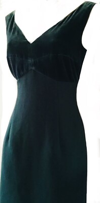 lk bennett green velvet dress Neve Green Velvet Halter Dress main image 1