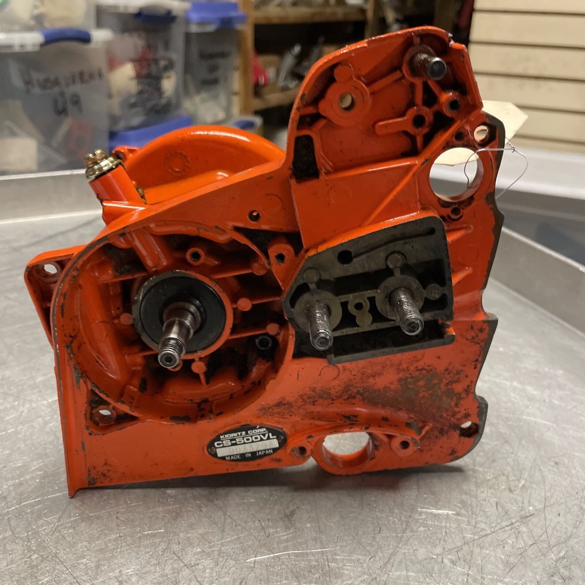 OEM GOOD USED KIORITZ / ECHO 500VL CHAINSAW CRANKCASE OEM GOOD USED KIORITZ / ECHO 500VL CHAINSAW CRANKCASE