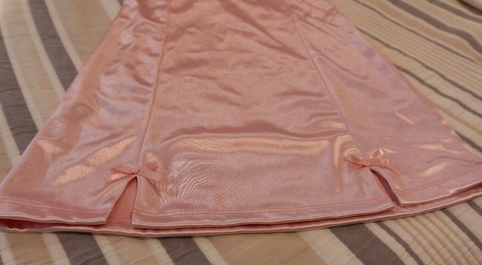 VALENTINO Vestito babydoll rosa taglia S di sugar thrillz con spalline e fiocchi regolabili