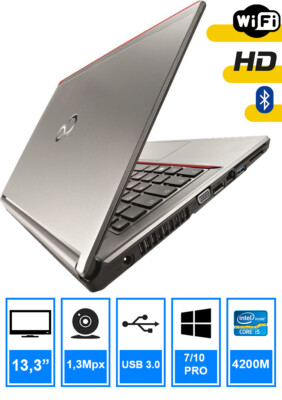 Fujitsu Lifebook E734 i5-4200M max 3,1GHz Win 7/10 pro Kam 13,3'' HD