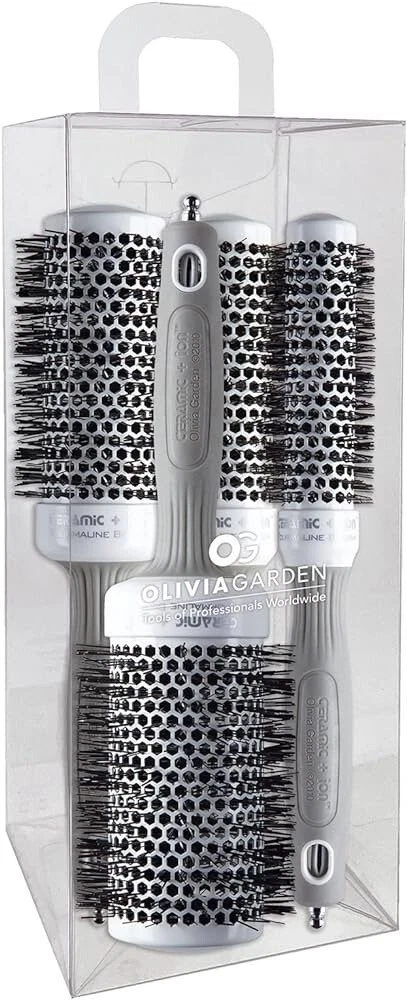 Olivia Garden Ceramic Ion Round Thermal Hair Brush CI 25 CI 35 CI 45 CI 55