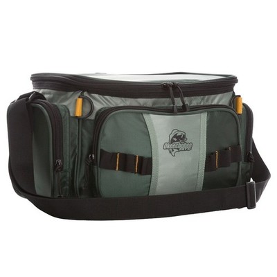 Soft Sided Fishing Tackle Bag with Two Medium Storage Boxes Polyester Water
