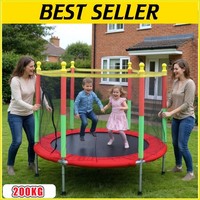 60 Trampoline for Kids Mini Toddler Trampoline with Net Indoor Outdoor Toy Gift