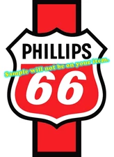 Phillips 66 Gasoline Vinyl Decal Sticker 2 Designs Motor Oil Gas Globes