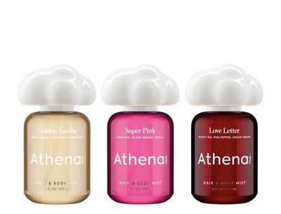 Athena Club Love Letter Hair & Body Mist 6 fl oz Velvety Iris Pink Pepper Amber 