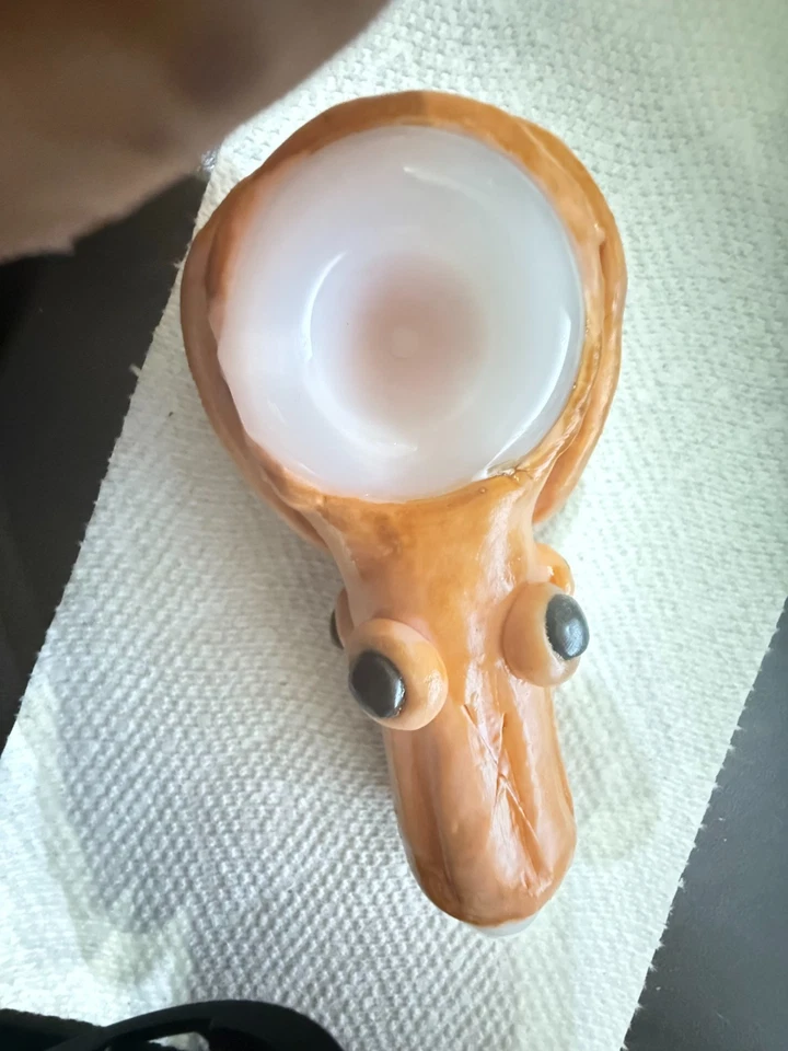 5" Hand Blown Glass Monster Mouth Hand Pipe. High Quality Glass Hand pipe Spoon! - Image 4 of 4