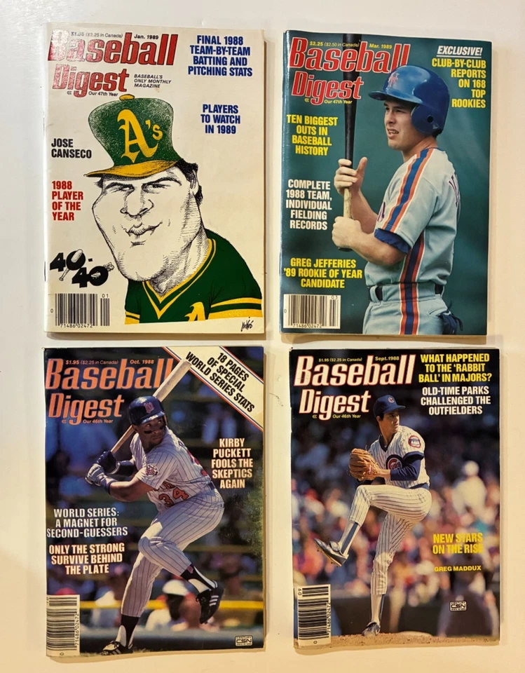Baseball Digest LOT July 1987 & July 1988 Mike Witt & Andy Van Slyke - Image 2 of 4